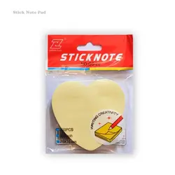 کاغذ یادداشت چسب دار رنگی طرح دار - 100 برگ
