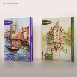 دفتر کلاسوری 26 حلقه قفل فلزی 80 برگ