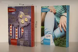 دفتر کلاسوری 26 حلقه قفل فلزی 80 برگ