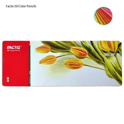 مداد رنگی 50 رنگ فکتیس جعبه فلزی