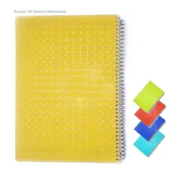 دفتر 50 برگ فنری تک خط جلد p.p