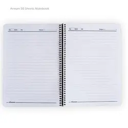 دفتر 50 برگ فنری تک خط جلد p.p