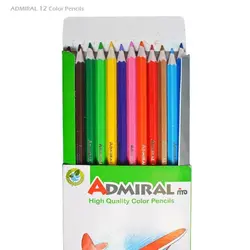مدادرنگی 12 رنگ ادمیرال (MDF)