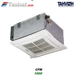 فن کویل کاستی چهار طرفه تهویه سری اوشان 1000 CFM ( با موتور دمپر ) مدل CFN-1000 | تاسیسات.کام