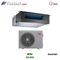 داکت اسپلیت اینورتر جی پلاس 30000 BTU سری L مدل GCD-30KL6HR1