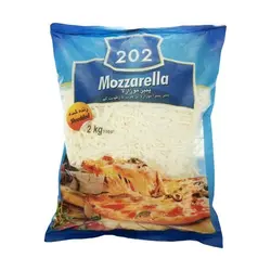 پنیر پیتزا موزارلا ۲۰۲ - ۲ کیلوگرم
