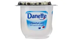 دسر وانیل دنت مقدار ۱۰۰ گرم به همراه دراژه شکلاتی
