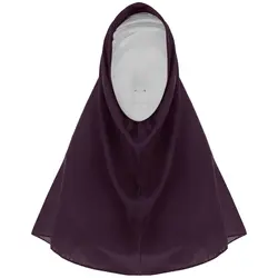 مقنعه مدل ۹۰ کد ۰۹ رنگ بنفش سایز ۸۵ سانتی متر