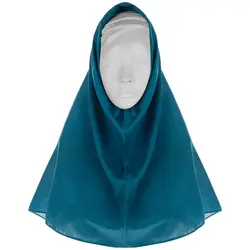 مقنعه مدل ۹۰ کد ۰۶ رنگ آبی سایز ۸۵ سانتی متر
