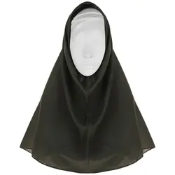 مقنعه  مدل ۹۰ کد ۱۰ رنگ یشمی سایز ۹۵ سانتی متر