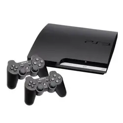 خرید PS3  اسلیم 250 گیگ همراه با دو دسته | قیمت پلی استیشن 3 250g با دو دسته