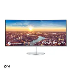 مانیتور خمیده سامسونگ سایز 34 اینچ مدل LC34J791WT-M