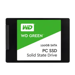 حافظه اس اس دی اینترنال وسترن دیجیتال مدل SSD Green PC WDS120G2G0A ظرفیت 120 گیگابایت
