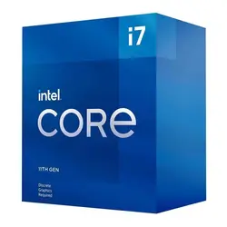 سی پی یو اینتل مدل Core i7-11700F + باکس و فن