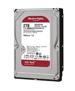 هارد اینترنال وسترن دیجیتال قرمز مدل WD20EFAX ظرفیت 2 ترابایت