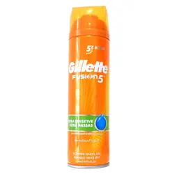 ژل اصلاح ژیلت مدل fusion 5 ultra sensitive