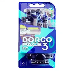 تیغ خودتراش دورکو مدل PACE 3 FIT بسته 6 عددی