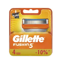 تیغ یدک مدل Fusion 5 بسته 4 عددی ژیلت