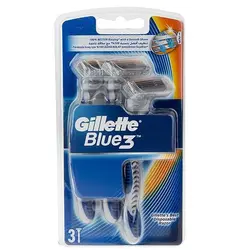تیغ خود تراش ‏ژیلت مدل Blue 3 بسته 3 عددی