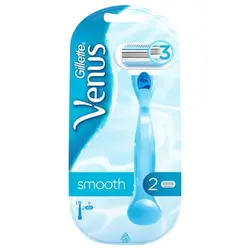 خود تراش سه تیغه ژیلت مدل Venus Smooth به همراه دو یدک