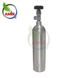 قیمت و خرید کپسول اکسیژن یک لیتری آلومینیومی - ابزار اکسیژن امیر