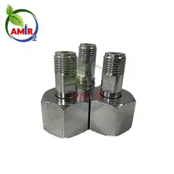 قیمت و خرید مهره دنباله مانومتری رنگ کرومی - ابزار اکسیژن امیر