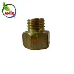قیمت و خرید رابط برنجی شیر کپسول - 2.5 به 2 - ابزار اکسیژن امیر