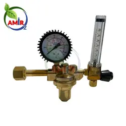 قیمت و خرید مانومتر آرگون / CO2 فولی متر دار پروکسی - ابزار اکسیژن امیر