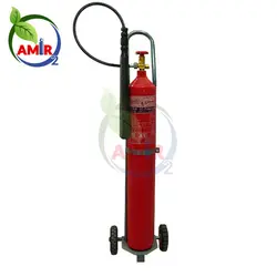 قیمت و خرید کپسول آتش نشانی 9 کیلویی CO2 چرخدار پیشرو