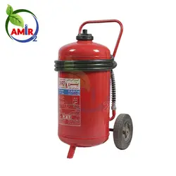 قیمت و خرید کپسول آتش نشانی پودر و گاز 75 کیلویی چرخدار پیشرو - ابزار اکسیژن امیر