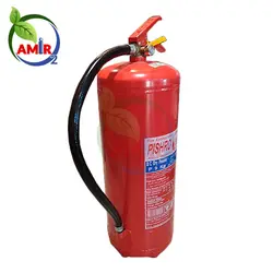 قیمت و خرید کپسول آتش نشانی پودر و گاز 9 کیلویی پیشرو
