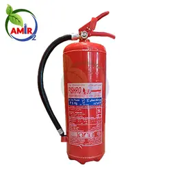 قیمت و خرید کپسول آتش نشانی پودر و گاز 6 کیلویی پیشرو