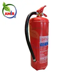 قیمت و خرید کپسول آتش نشانی پودر و گاز 6 کیلویی پیشرو
