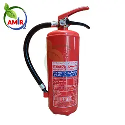 قیمت و خرید کپسول آتش نشانی پودر و گاز 3 کیلویی پیشرو