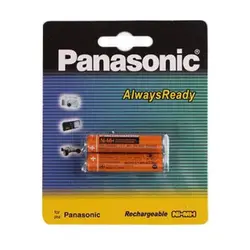باتری تلفن بیسیم پاناسونیک نیم قلم شارژی Panasonic AAA - الو پاناسونیک