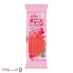 پاستیل نواری ببتو مدل happy strawberry حجم 190 گرم