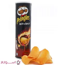چیپس پرینگلز مدل hot and spicy حجم 165 گرم