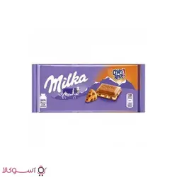 شکلات شیری میلکا مدل چیپس شکلات بسته 100 گرمی