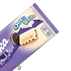 شکلات میلکا مدل white oreo بسته 100 گرمی