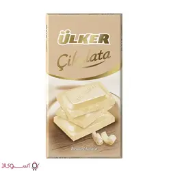 شکلات تخته ای اولکر سفید وزن 80 گرم