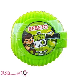 آدامس متری ببتو طرح بن تن طعم سیب ترش bebeto