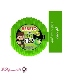 آدامس متری ببتو طرح بن تن طعم سیب ترش bebeto