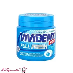 آدامس ویویدنت نعنایی خنک کننده full fresh وزن 96 گرم | آسوکالا