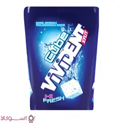 آدامس ویویدنت نعنایی مکعبی مدل Cube وزن 85 گرم | آسوکالا