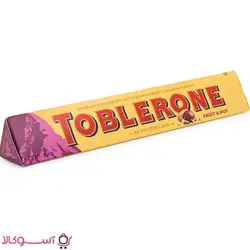 شکلات میوه ای مغزدار تابلرون مدل fruit and nut وزن 100 گرم | آسوکالا