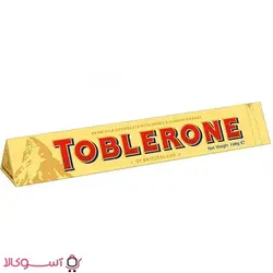 شکلات شیری تابلرون با طعم نوگات عسل و بادام وزن 100 گرم | آسوکالا