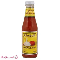 سس سیر و فلفل کیمبال مدل chilli garlic sauce وزن 325 گرم | آسوکالا