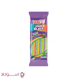 پاستیل نواری ببتو مدل sour blast حجم 180 گرم
