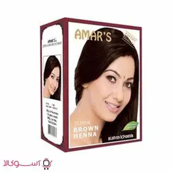 حنا هندی amar's مدل super brown بسته 6 عددی | آسوکالا
