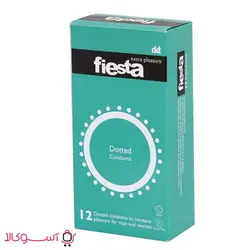 کاندوم خاردار فیستا مدل dotted بسته 12 عددی
